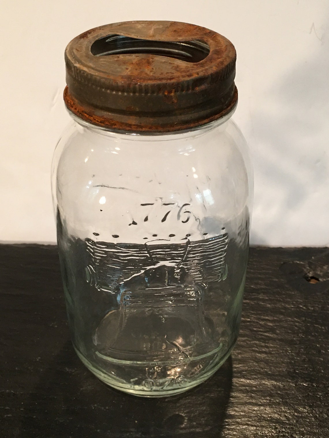 Anchor Hocking Bicentennial Mason Jar1976anchor Logoclear | Etsy