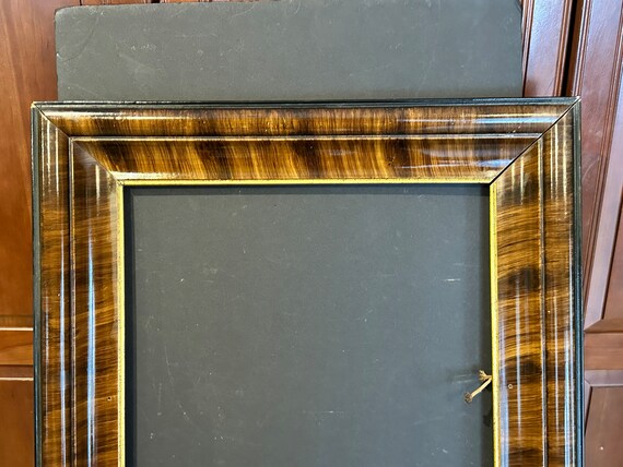ン 大人気 新品 ノ Tiger Antique Large Extra Stripe 1800s,26x22 Frame,late Wood アンティーク雑貨