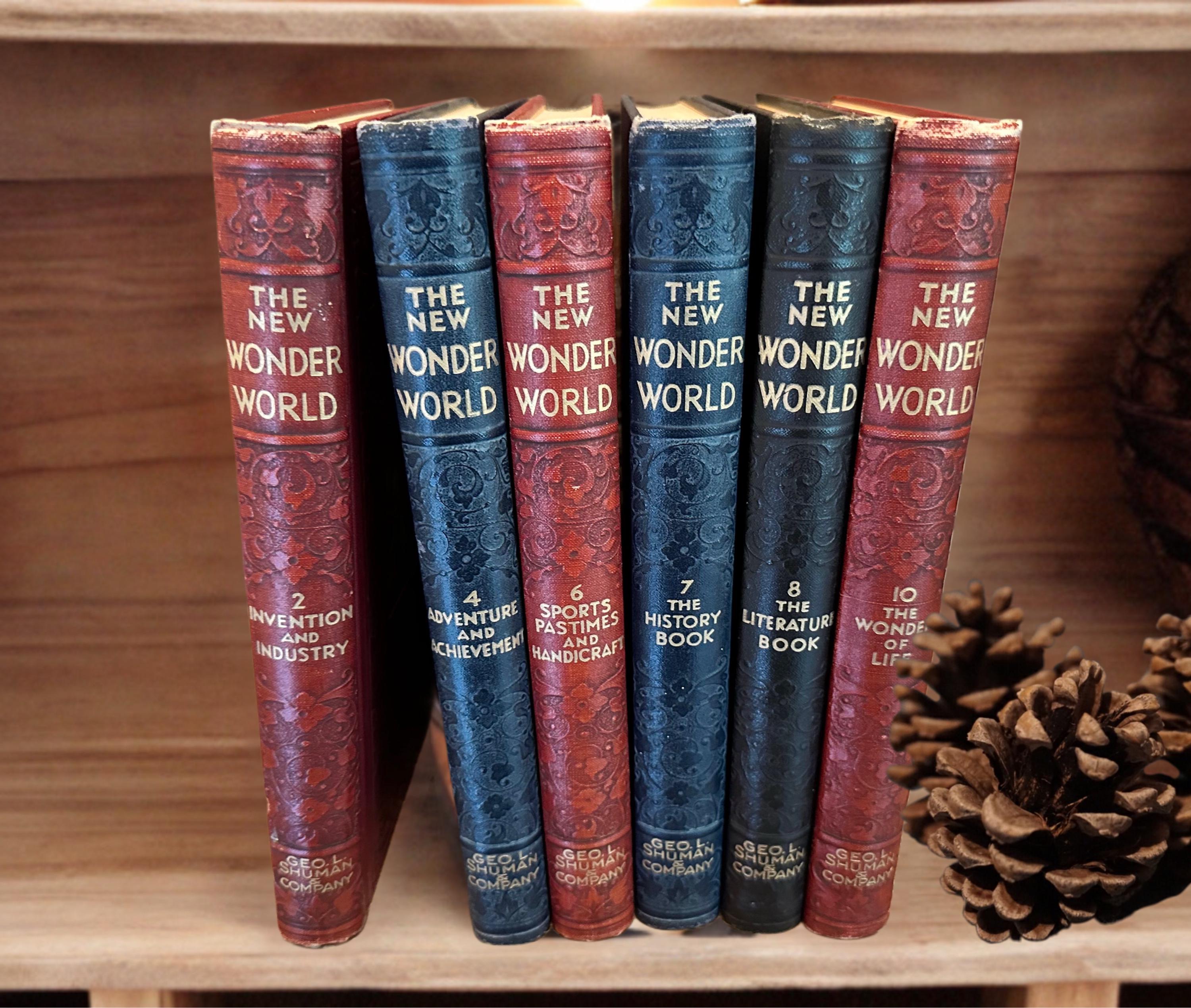 Old World Book Encyclopedia Set - Etsy