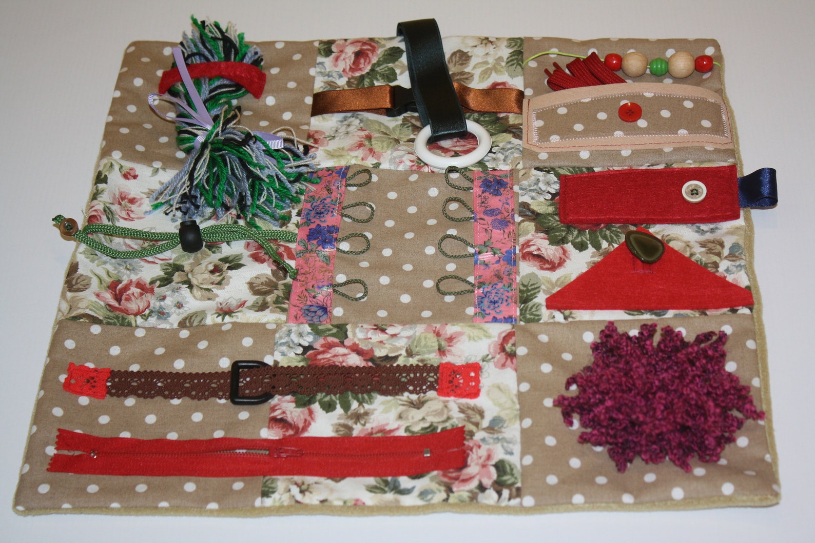 Fidget blanket for dementia patients with sensory activities Etsy