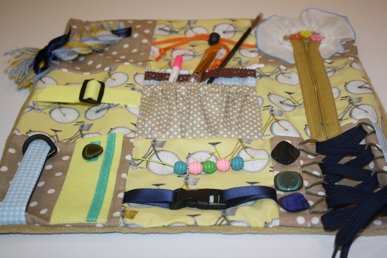 Fidget Blanket for Dementia Patients Etsy