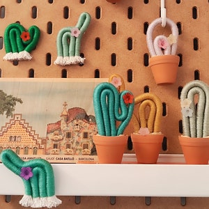 Cactus Artificiale in Vaso di Terracotta