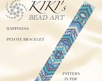 Snowman Line up Peyote Bracelet Pattern by Kristy Zgoda - Etsy