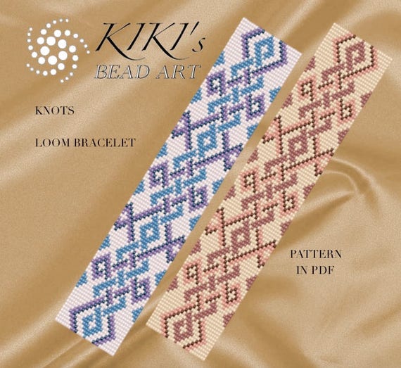 Set of Two Bead Loom Bracelet Patterns - Craftaholique