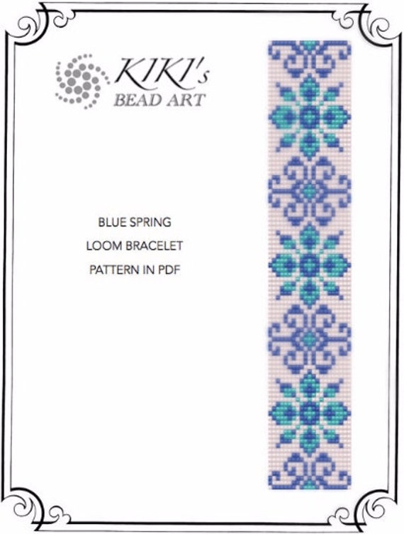 LOOM Bead Pattern, Loom Bracelet Pattern Ethnic Inspired Native Styled  Starline Loom Pattern Set in PDF Instant Download 