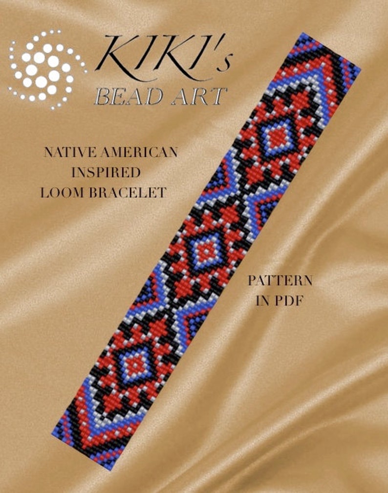 Bead loom pattern Native American ethnic inspired LOOM Etsy España