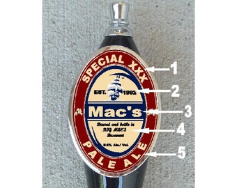 Custom Personalized Beer Tap Handle Ship Theme For Man Cave Bar Kegerator Ship boat Pirate