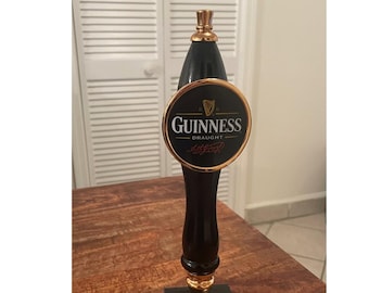 Beer Tap Handle tapper Kegerator Guinness Guiness Guinnes Stout Beer Glass sign ST. Patrick's day Saint paddy's