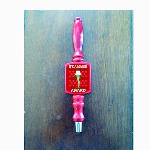 Christmas Story Leg lamp Beer Tap Handle Theme For Man Cave Bar Kegerator Ugly Sweater Party Gift