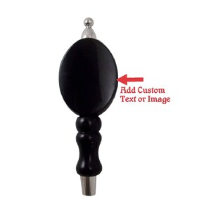 Custom Beer Tap Handle  For Man Cave Kegerator Bar Faucet 2- sided Display