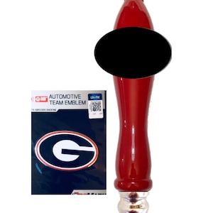 Georgia Bulldogs Emblem Beer Tap Handle  knob tapper for kegerator sign Kit