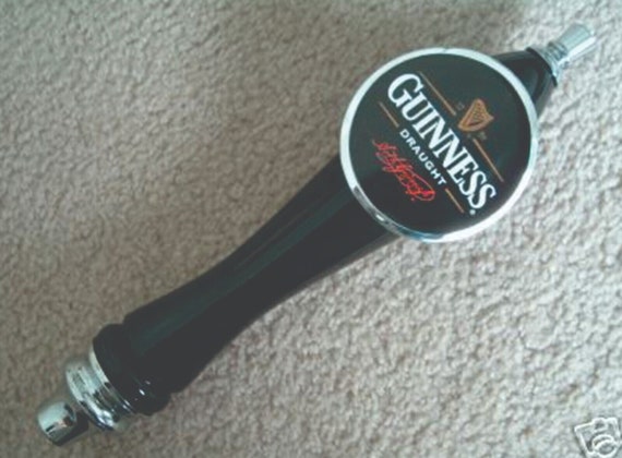 Beer Tap Handle tapper Kegerator Guinness Guiness Guinnes Stout Beer Glass sign ST. Patrick's day Saint paddy's