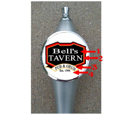 Custom Beer Tap Handlebanner Edition Personalized Kegerator Etsy