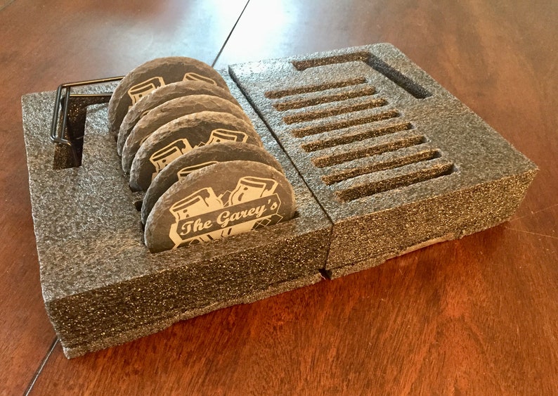 Custom Personalized Beer Coasters Man Cave Bar Groomsmen Dad Etsy