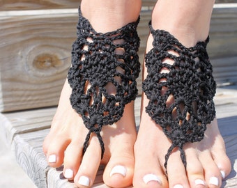 Crochet Barefoot Sandals