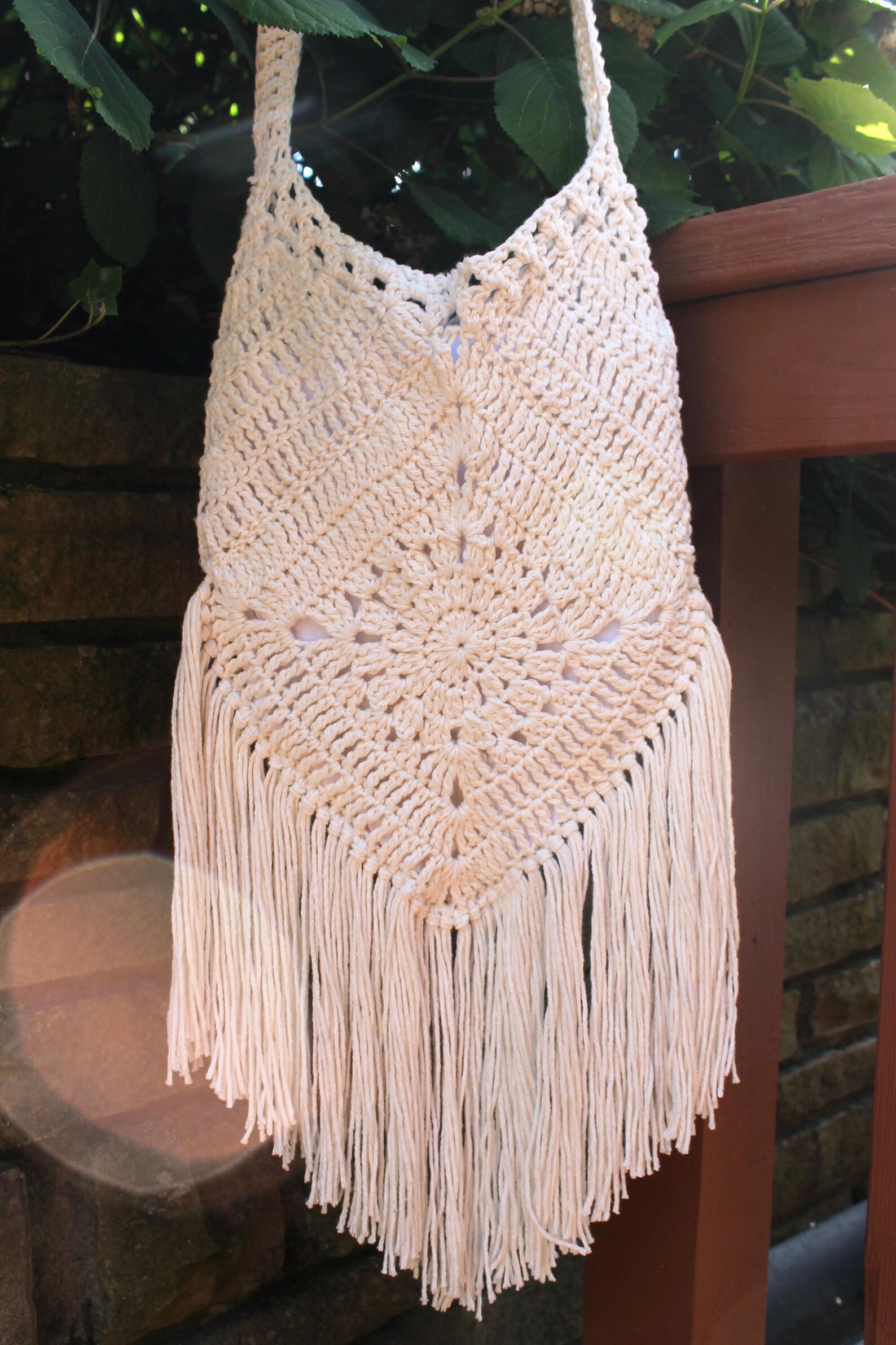 Fringe Crochet Purse Etsy