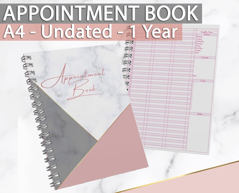 DAILY APPOINTMENT BOOK Life Planner Diary Therapists Etsy UK