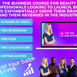 Comprehensive BEAUTY BUSINESS COURSE: Boost your revenue, attract clients, learn essential marketing & sales strategies