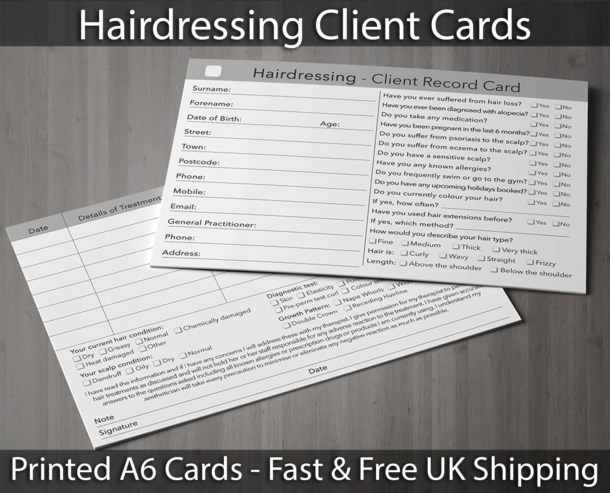 Client card. Client card