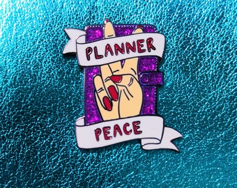 Planner Peace - maker pin - enamel pin - pin - planner pin