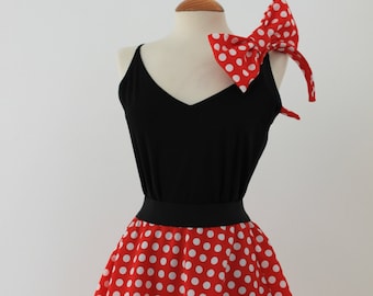 Minnie Mouse Skirt & Headband