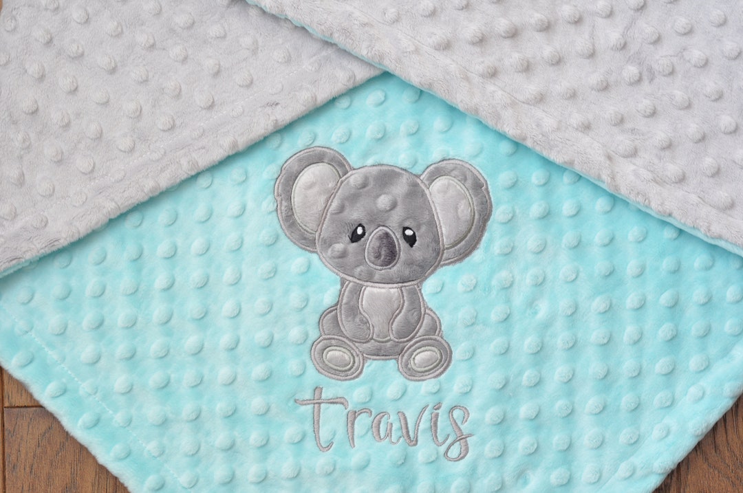 Buy Personalized Koala Bear Baby Blanket Boy Koala Baby Blanket Girl