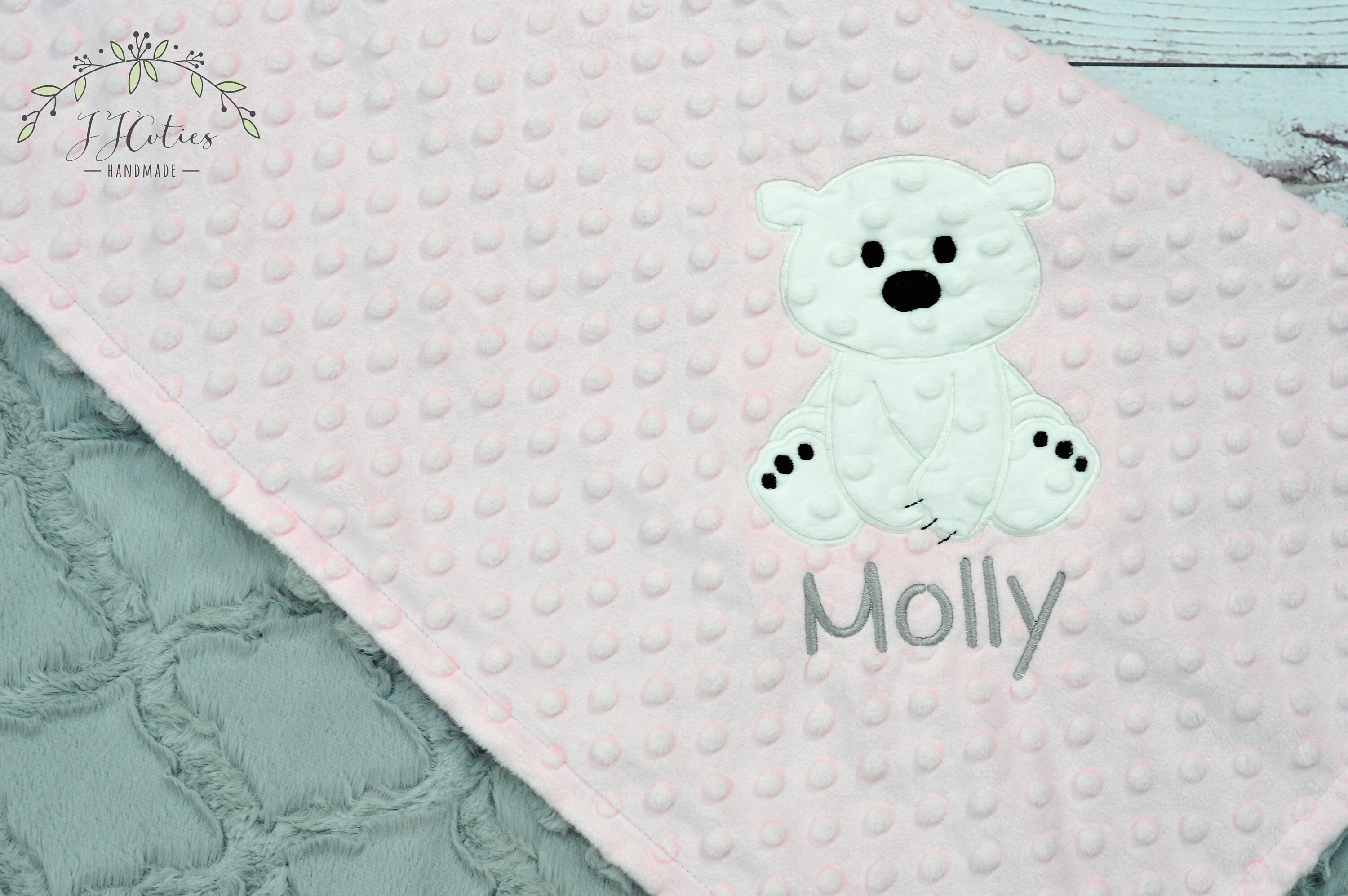 Personalized Baby blanketPersonalized Polar bear Baby Etsy