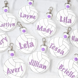 Girls Volleyball bag pack tag-Volleyball Gift ideas-Volleyball Girls bag tag-Volleyball Coach gift-Volleyball bag party Gift-Back to School