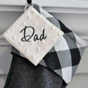 Personalized Christmas Stocking Tag-Christmas Tag-Personalized Stocking Tag