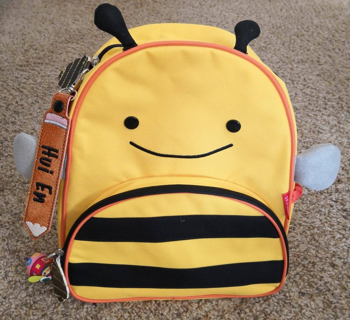 Name Tag For School Bag Backpack Tag Back To School Name Etsy