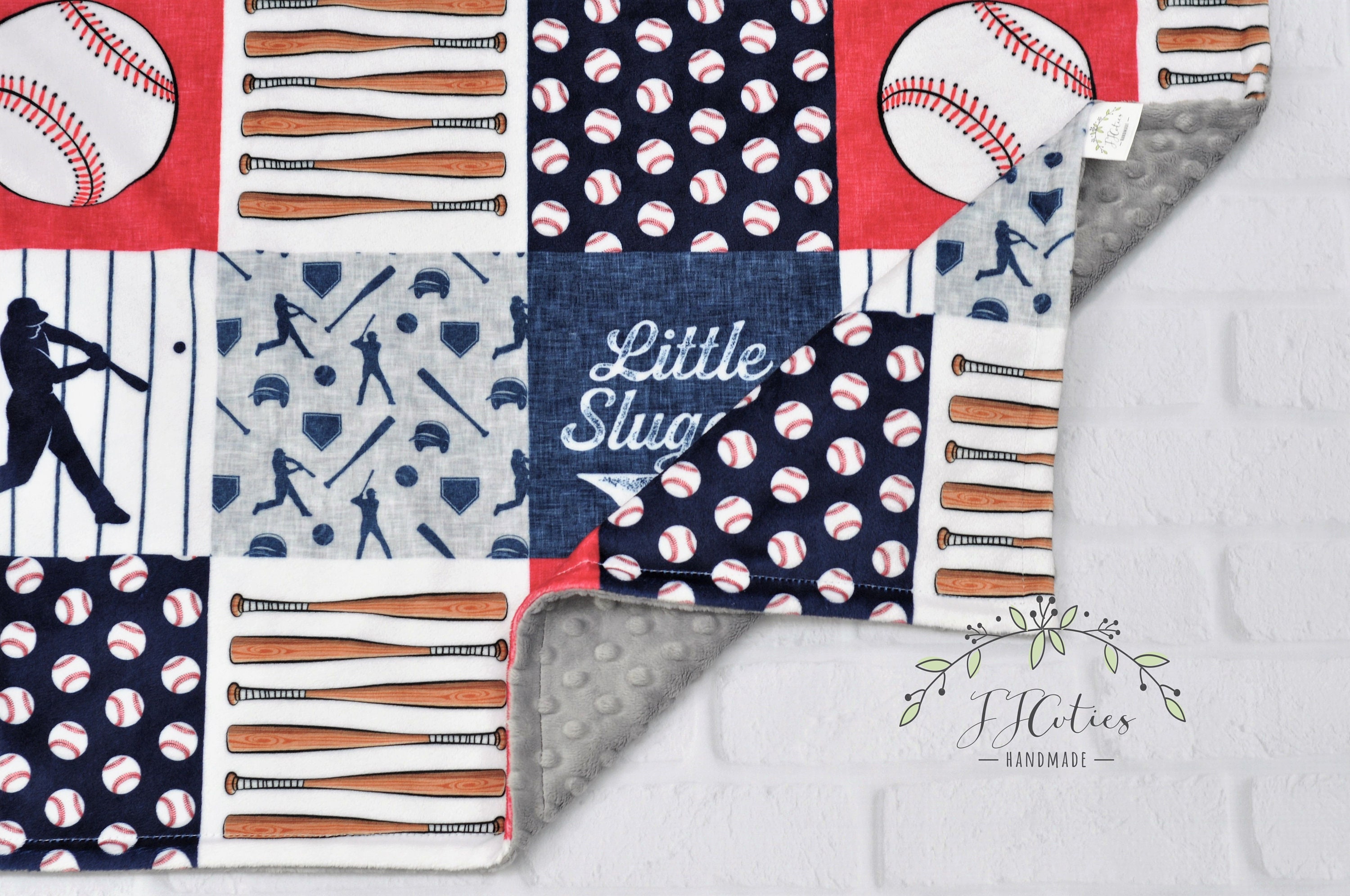 Personalized Baseball Baby Blanketpersonalized Sport Baby Etsy