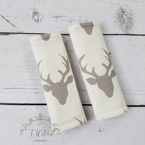 Osłona na pasek fotelika samochodowego Deer Head-pasek na szyję fotelika samochodowego-pasek na siedzisko wózka-odwracalny pas fotelika-fotelik samochodowy dla niemowląt-pasek na siedzisko samochodu woodland