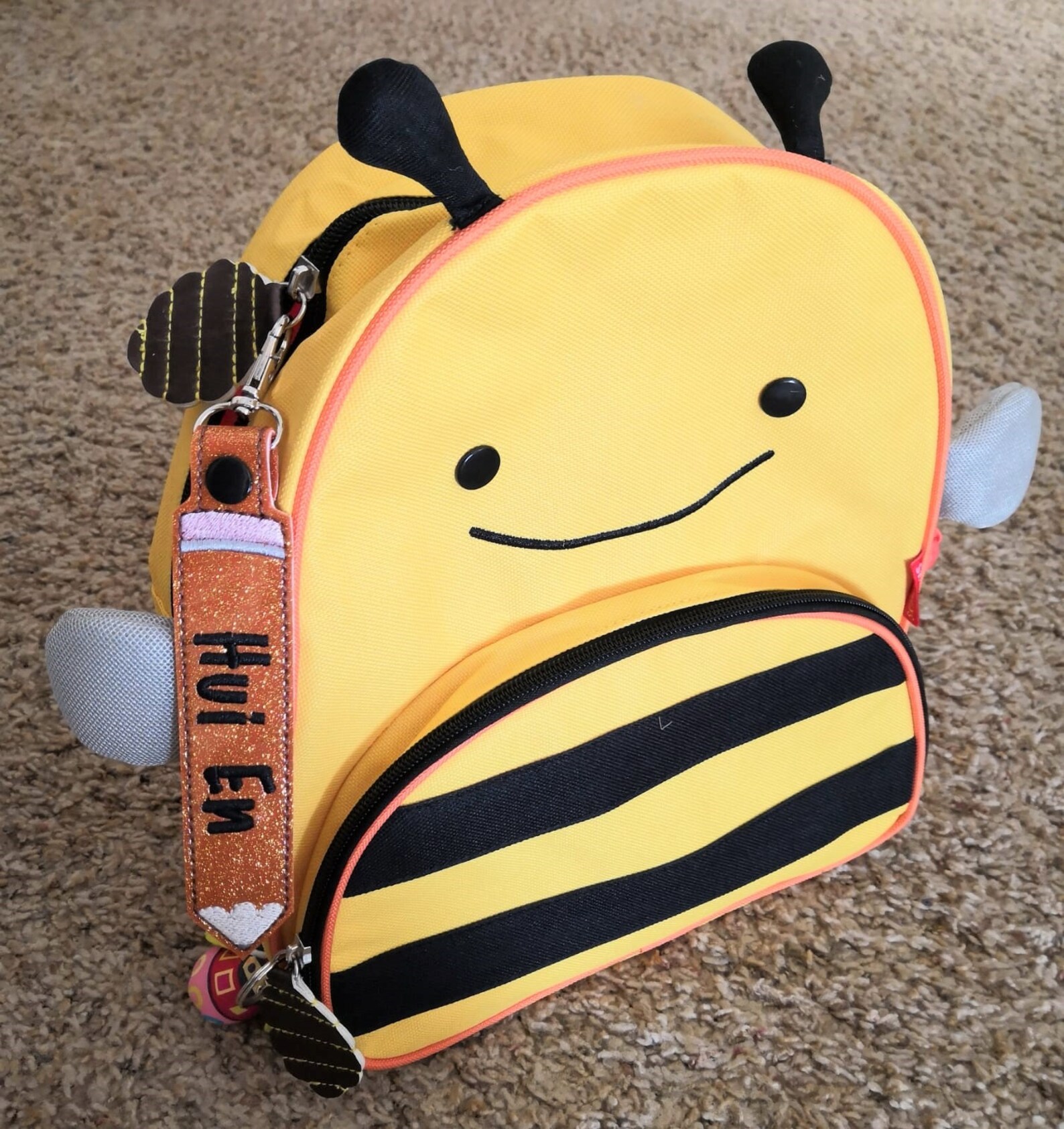 Name tag for backpackSchool Backpack Name TagPersonalized Etsy