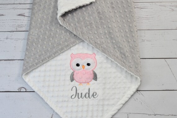 White minky baby blanket sales
