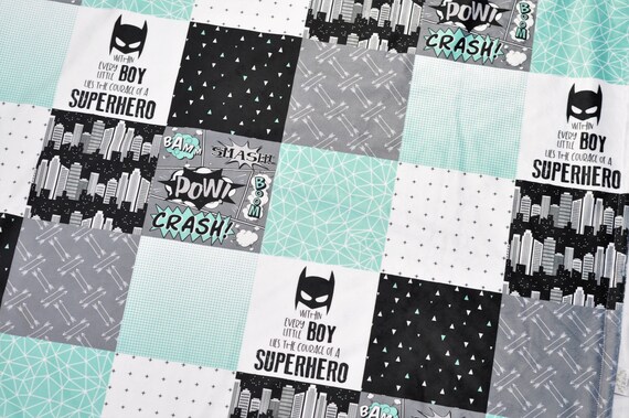 batman baby blanket