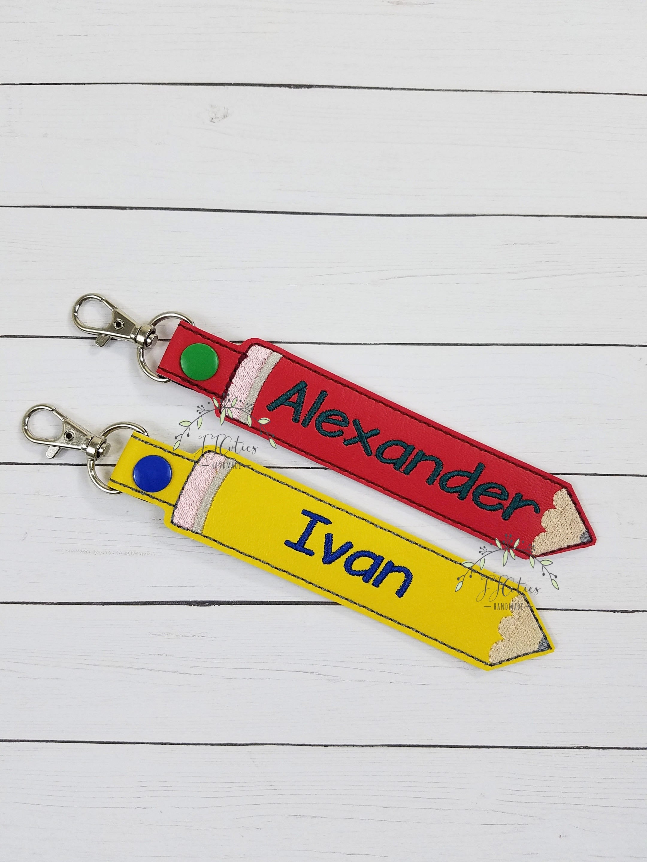 ThePaperPropShop Personalized Name Tags for Bags, Backpack Tags, Sports Teams Bag Tags, Gifts Under 20, Name Keychain, Personalized Bag Tag, Kids Bag Tag