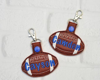 Football School Backpack name Tag-Back to school name tag-Luggage Tag-Personalized Name Tag-Bag Tag Sport-Name Tag for Backpack Kids