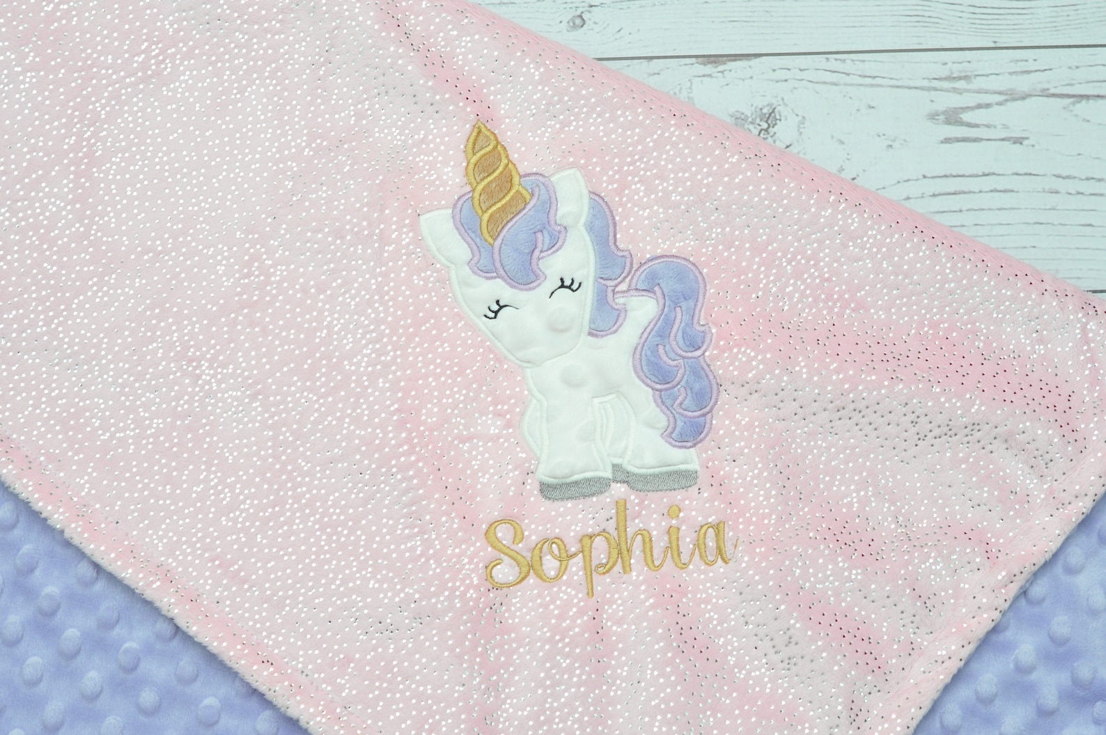 Personalized Baby Blanket-unicorn Baby Blanket-unicorn Minky - Etsy