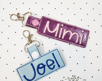 Personalized School Bag Name Tag-Lunch Bag Name Tag-Personalized Backpack Tag-Key Chain name-School Bag Tag-Backpack Tags-Customized Tag