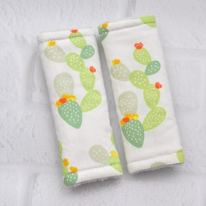 Pokrowiec na pas do fotelika samochodowego Cactus Baby - pas na szyję do fotelika samochodowego - pas do wózka dziecięcego - dwustronny pas do fotelika - pas do fotelika samochodowego dla niemowląt - pas do fotelika samochodowego Cactus