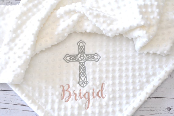 Personalized Christening Blanket baptism Blanket christening Gifts cross Baby Blanket religious Blanket baby Boy Girl Shower Gifts Etsy Canada