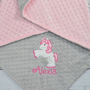 Baby Blanket Personalized Minky-Unicorn baby blanket-Unicorn Minky blanket-Unicorn Blanket-Minky Unicorn Blanket-Unicorn Monogrammed Blanket
