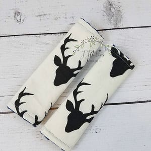 Osłona na pasek fotelika samochodowego Deer Head-pasek na szyję fotelika samochodowego-pasek na siedzisko wózka-odwracalny pas fotelika-fotelik samochodowy dla niemowląt-pasek na siedzisko samochodu woodland