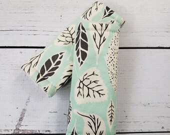 Mint Grey Baby car seat strap Cover-car seat neck strap-stroller seat strap-reversible seat strap-infant car seat strap-Mint car seat strap