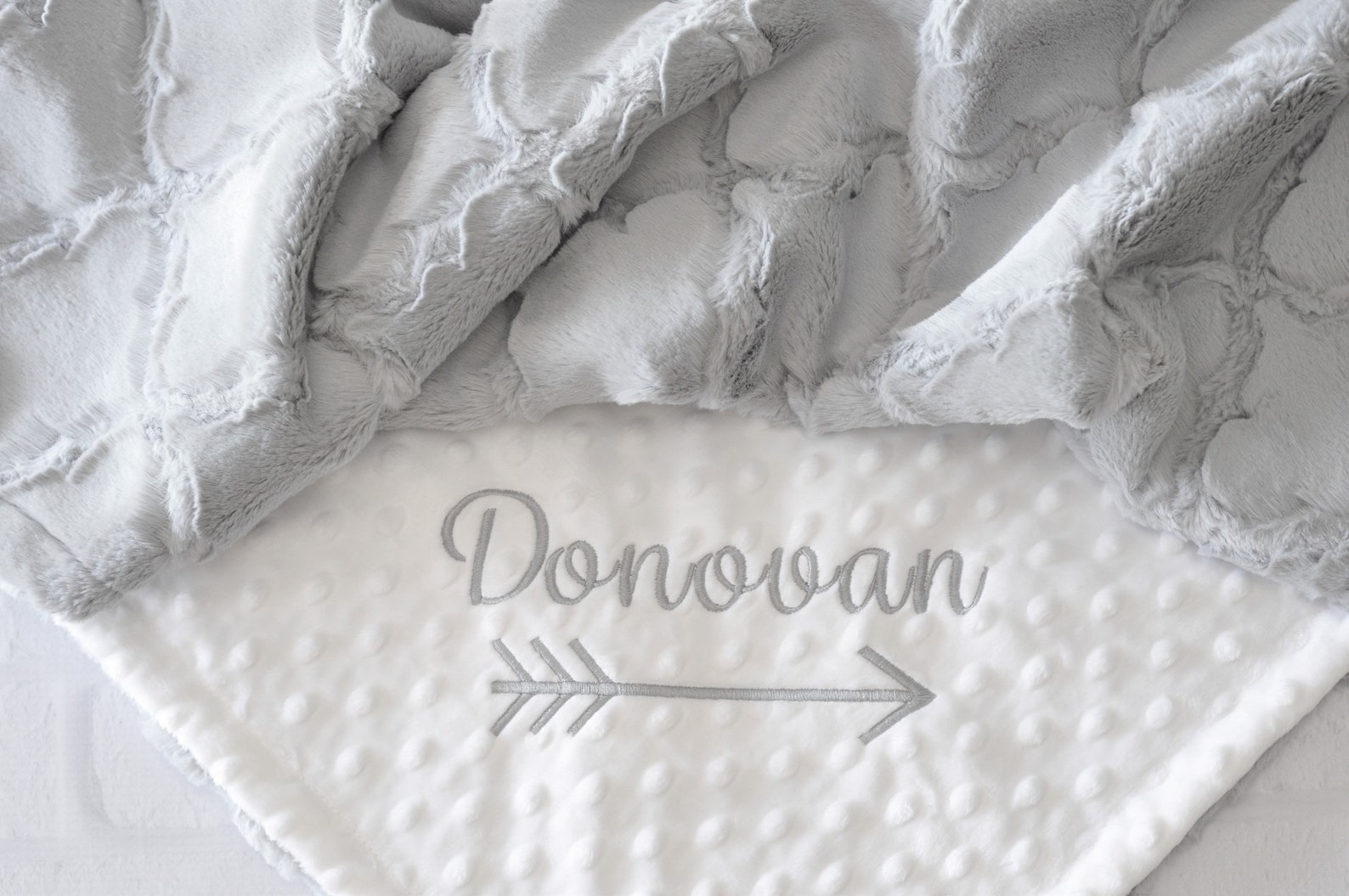 Personalized Baby Blanket Arrow Baby Blanket Minky Baby Etsy