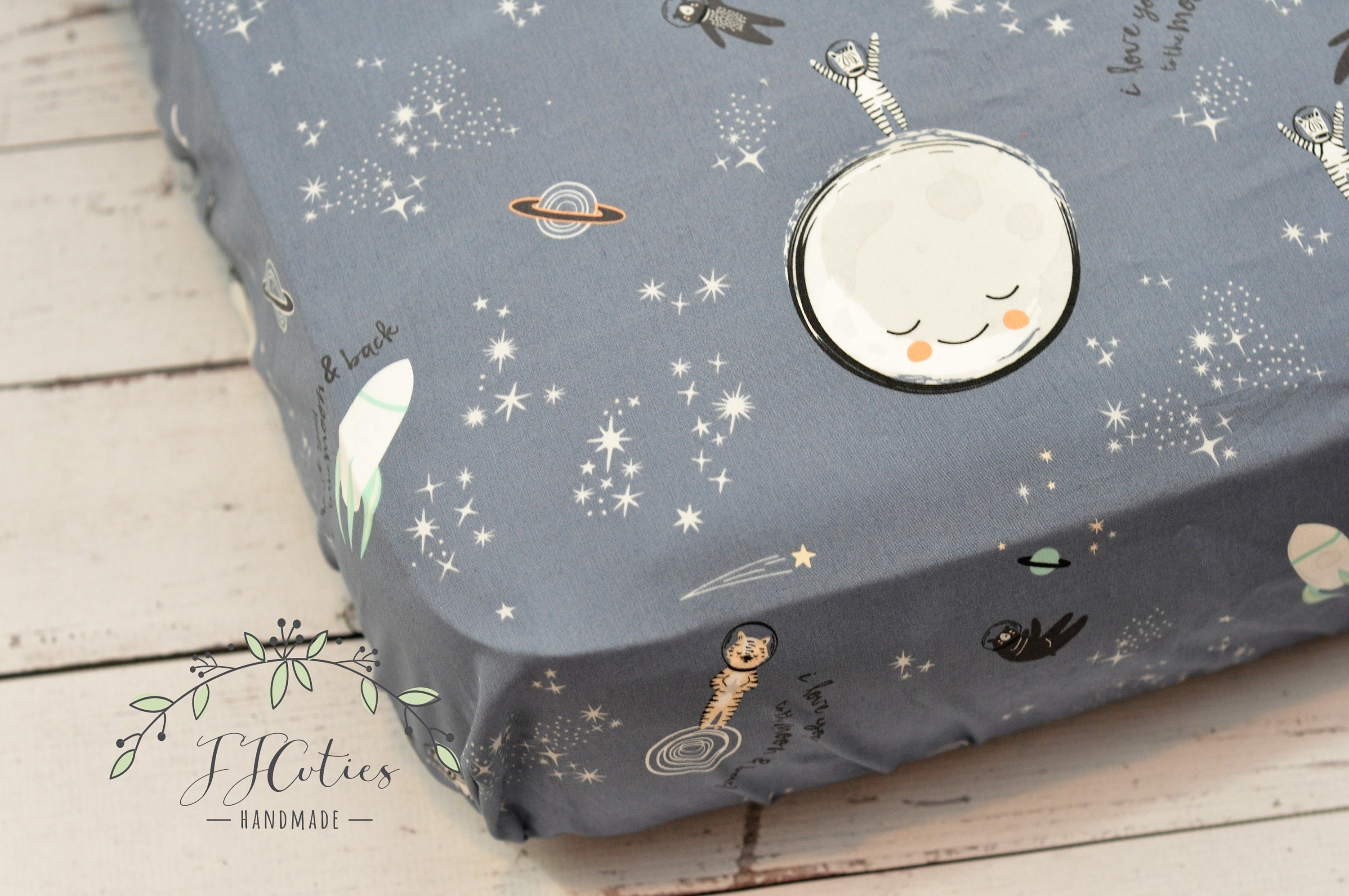 dark grey crib sheet