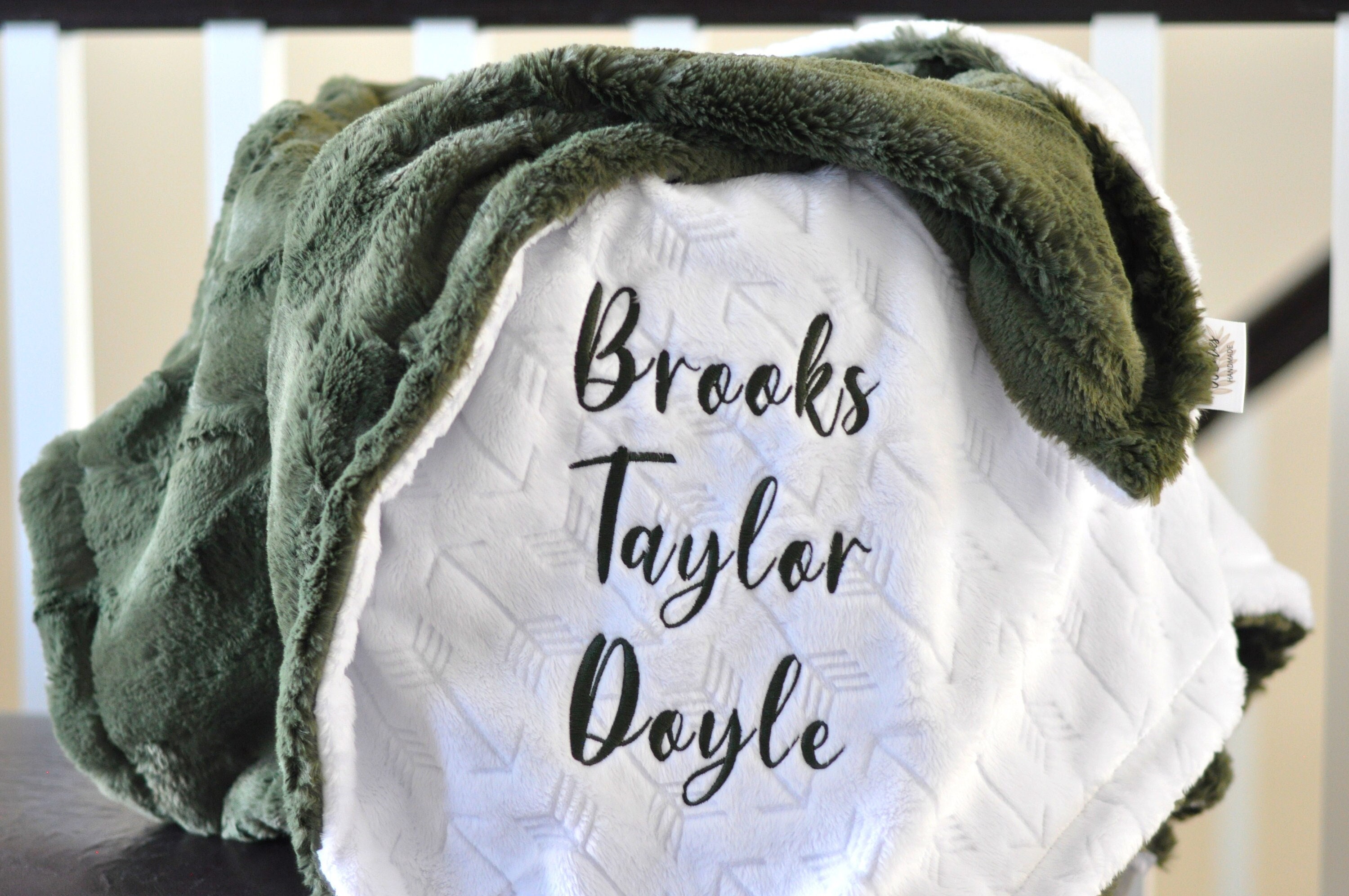 Hunter Green Blanket Etsy Singapore