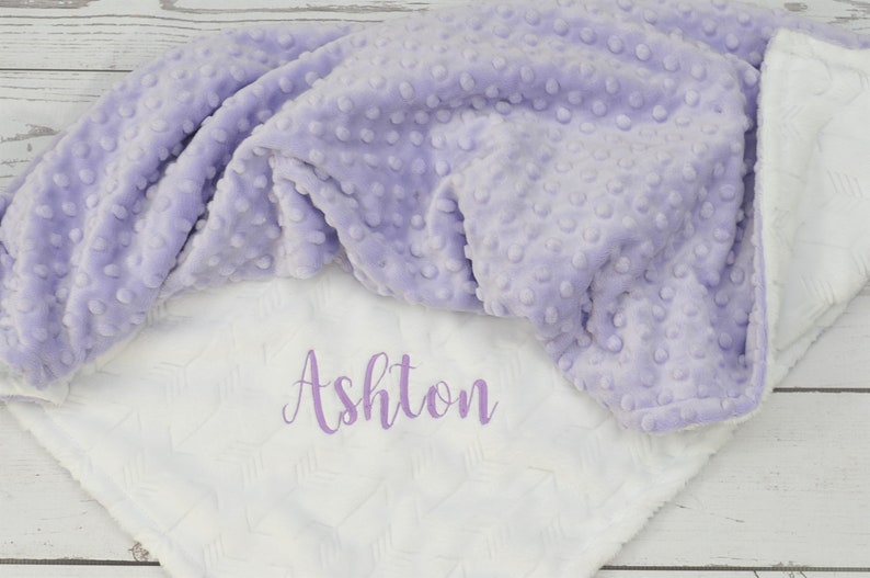 personalized crib blanket