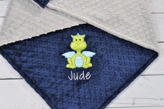 Personalized Minky baby Boy blanket-Baby minky blanket-Dragon minky blanket-Dragon baby blanket-Dragon Boy Girl baby blanket-Dragon nursery