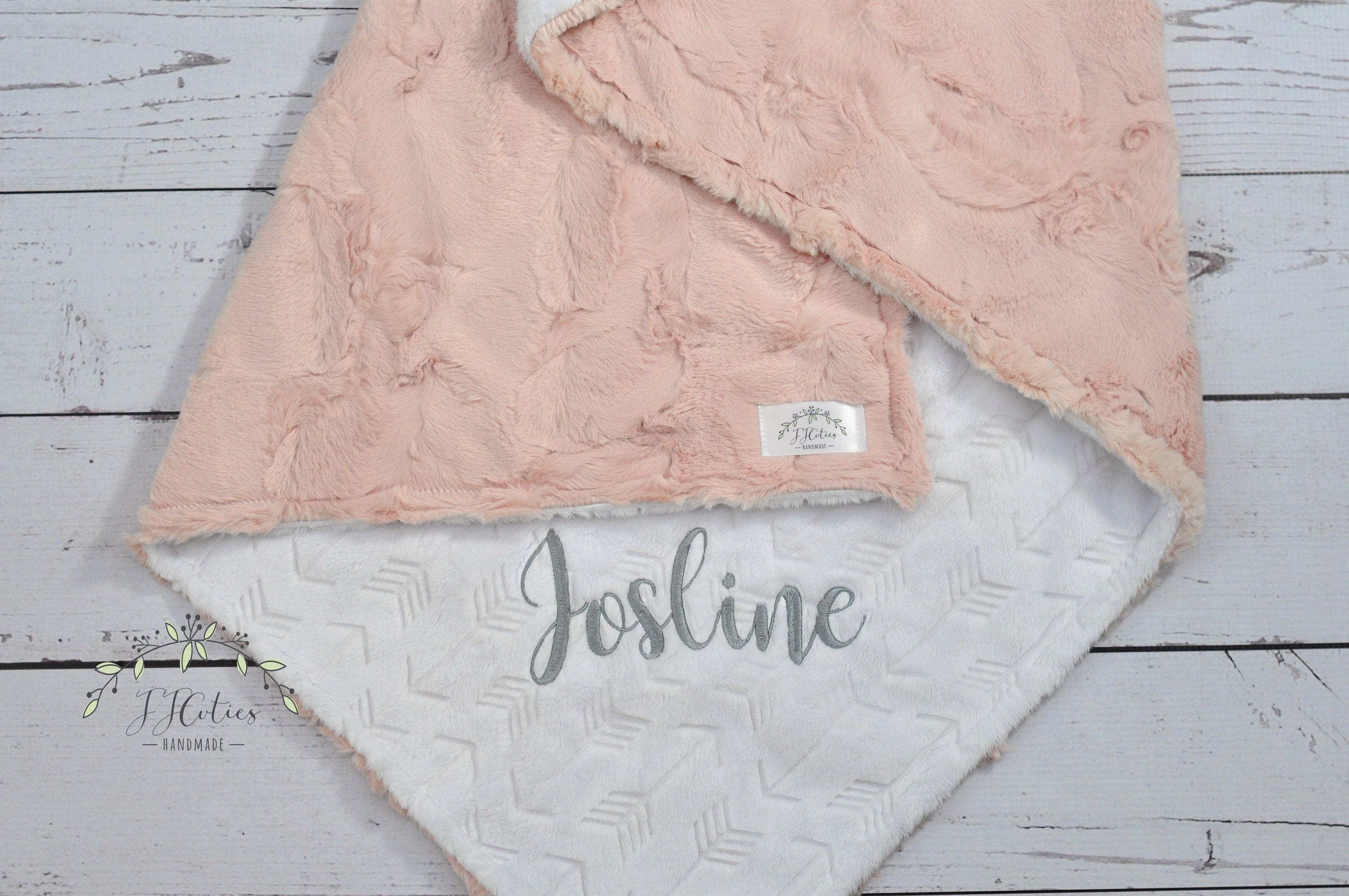 Baby Girl BlanketPersonalized Baby blanket GirlArrow minky Etsy